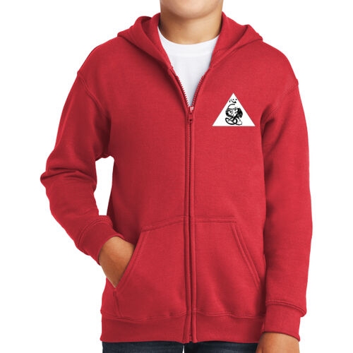 LC - Youth Heavy Blend Full Zip Hooded Sweatshirt Thumbnail